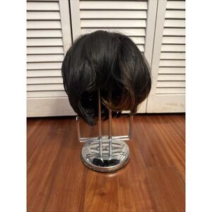 Mayde Beauty Layered Asymmetrical Bob Dark Honey Highlights Bangs Wig